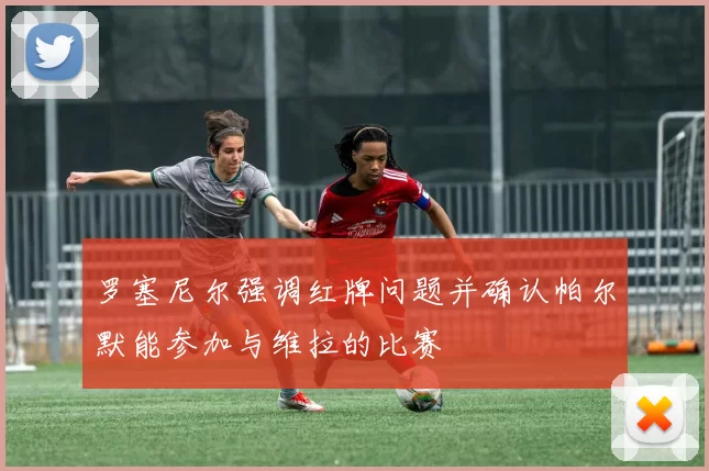 罗塞尼尔强调红牌问题并确认帕尔默能参加与维拉的比赛